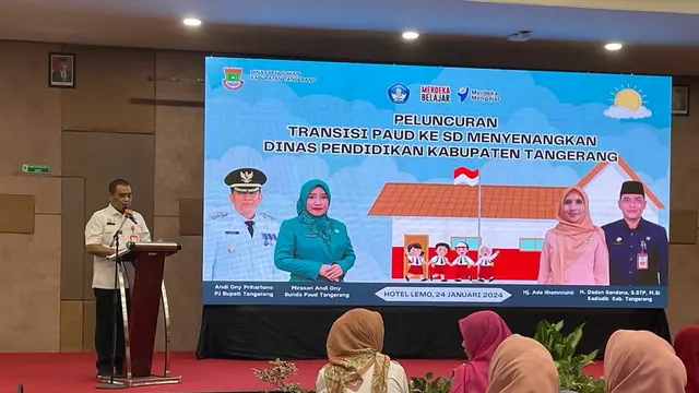 Dinas Pendidikan Kabupaten Tangerang Launching Gerakan Transisi PAUD-SD